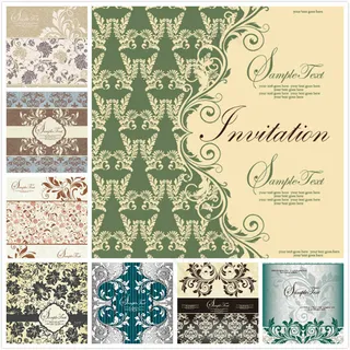 花纹底纹边框背景