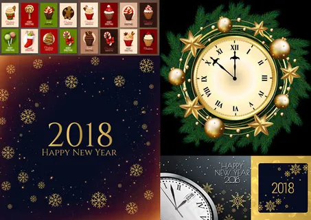 圣诞新年矢量 圣诞新年矢量