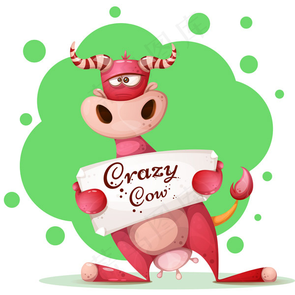 疯狂的卡通牛