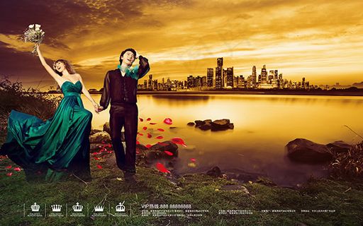 湖畔情侣房地产