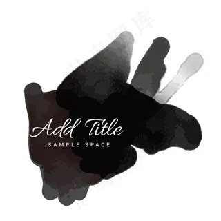 个性水墨元素背景 个性水墨元素背景