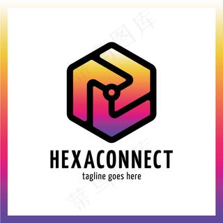 六边形创意logo
