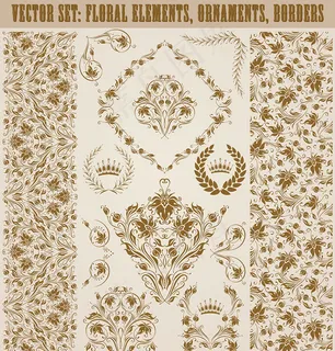 欧式复古花纹边框 欧式复古花纹边框