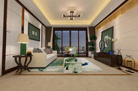 风格客厅模型