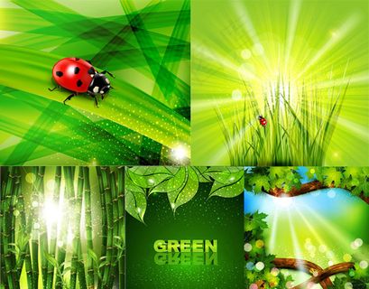绿色主题矢量