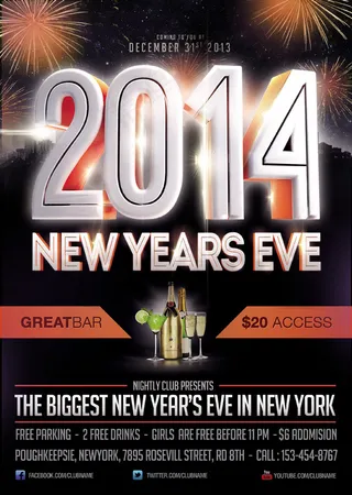 2014酒吧海报