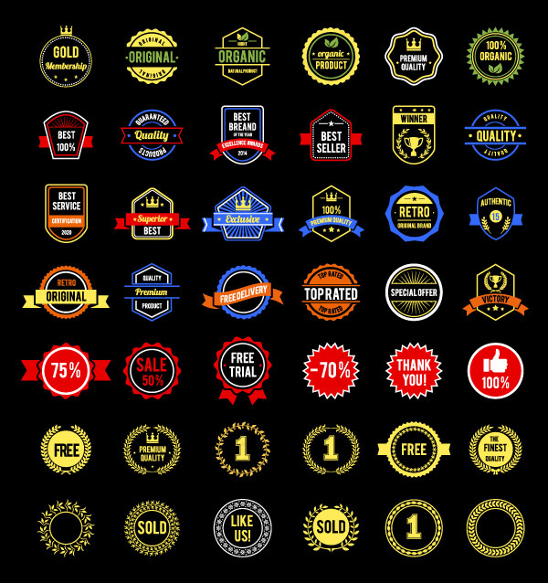 创意促销标签,免抠元素