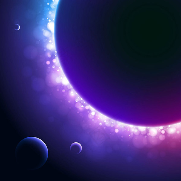 宇宙星球背景eps,ai矢量模版下载
