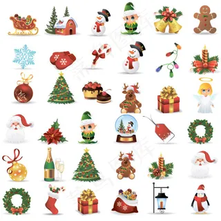 圣诞节设计元素