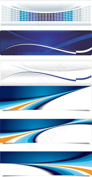 动感流线横幅