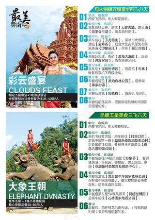 云南旅游宣传页