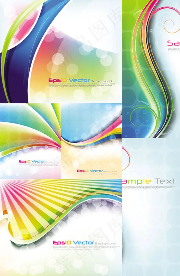 炫彩科技背景,背景元素eps,ai矢量模版下载