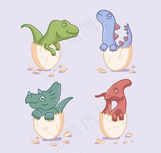 破壳而出的恐龙