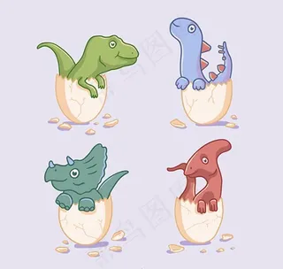 破壳而出的恐龙