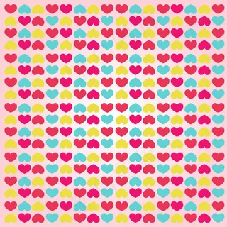 小爱心无缝背景