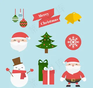 圣诞图标矢量