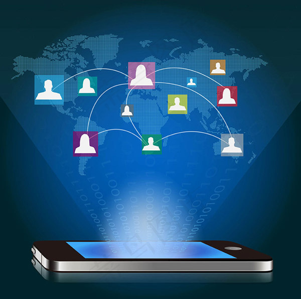 信息科技应用,背景元素