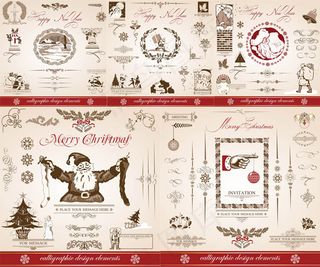 圣诞节装饰元素