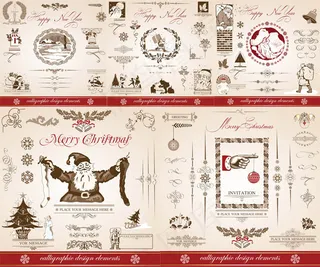 圣诞节装饰元素