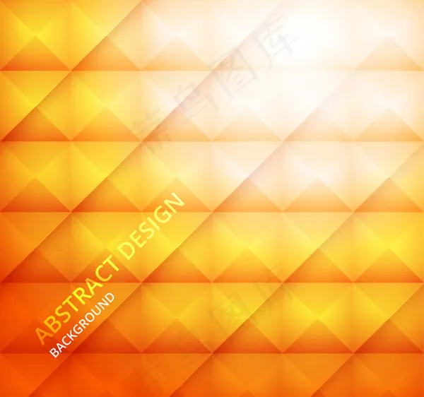 橙色菱形格背景