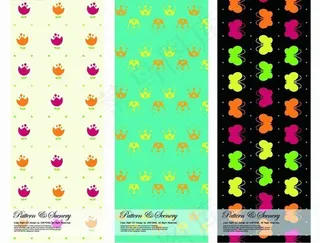 皇冠和蝴蝶背景