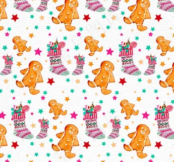 姜饼人和圣诞袜