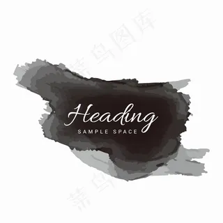 抽象水墨晕染背景