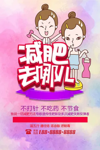 减肥去哪儿海报
