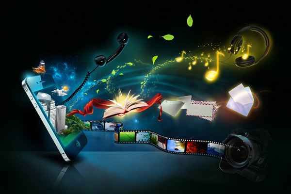 创意手机海报图片