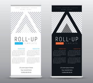 时尚简约风展架