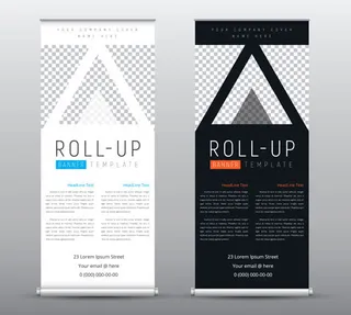 时尚简约风展架