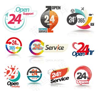24小时营业标志