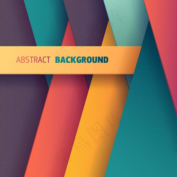 彩色叠插斜纹背景