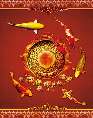 中国风大气锦鲤