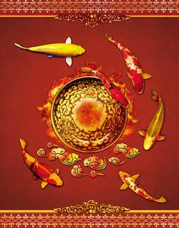 中国风大气锦鲤 中国风大气锦鲤