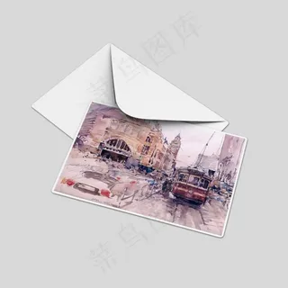 明信片应用模板