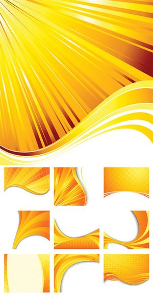 线条光芒背景,背景元素