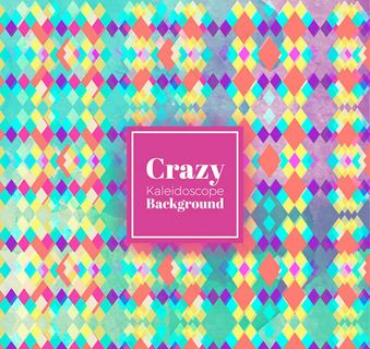 菱形万花筒背景