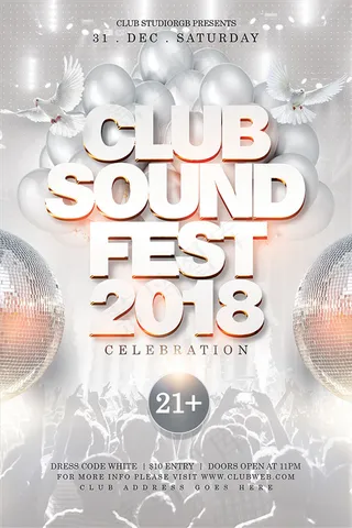 俱乐部音乐海报
