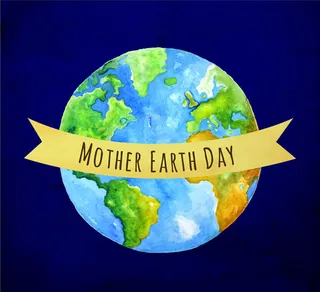 世界地球日贺卡