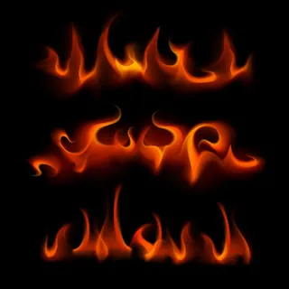 燃烧的火焰元素