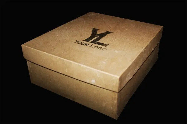 牛皮纸盒子贴图(1920X1280(DPI:72))psd模版下载