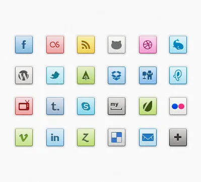 立体社会图标,免抠元素psd模版下载