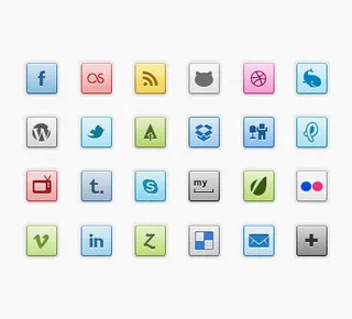 立体社会图标,免抠元素