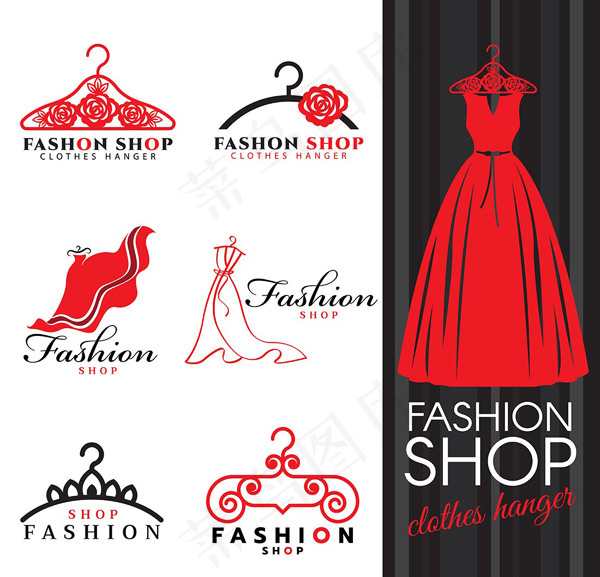 服装店logoeps,ai矢量模版下载