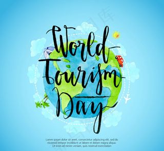 世界旅游日地球