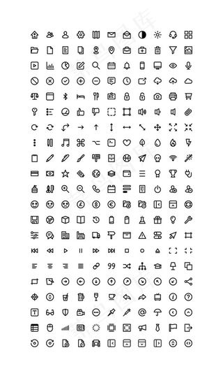 简约手机图标,免抠元素