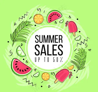 半价促销招贴画