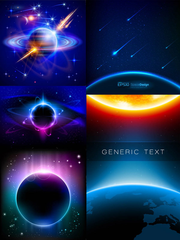 浩瀚的宇宙eps,ai矢量模版下载