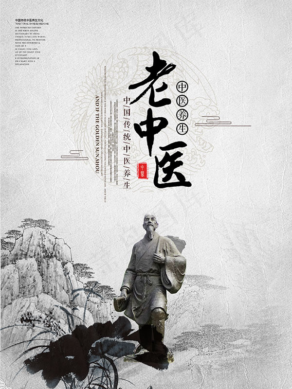 老中医养生海报(2480X3307(DPI:150))psd模版下载